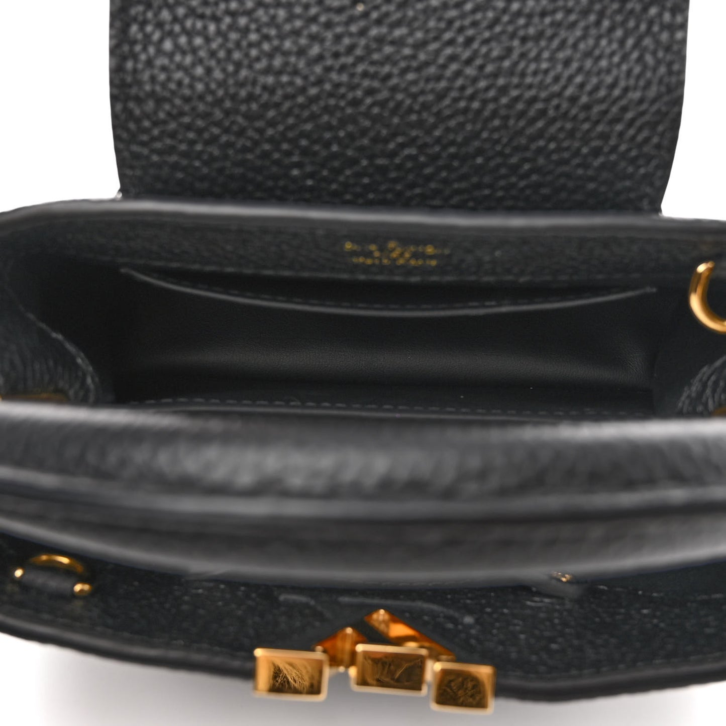 Taurillon Mini Capucines Black