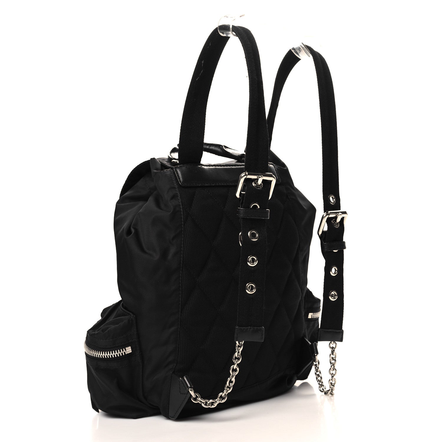 Burberry Nylon Medium Rucksack Backpack Black 3 of 10