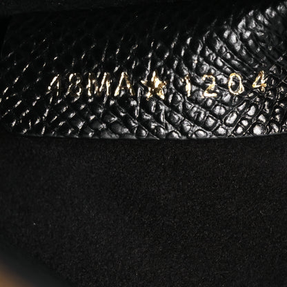 Christian Dior Grained Calfskin Caro Double Pouch Black 8 of 11