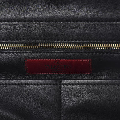 Valentino Garavani Vitello Medium Rockstud Tote Black 7 of 9