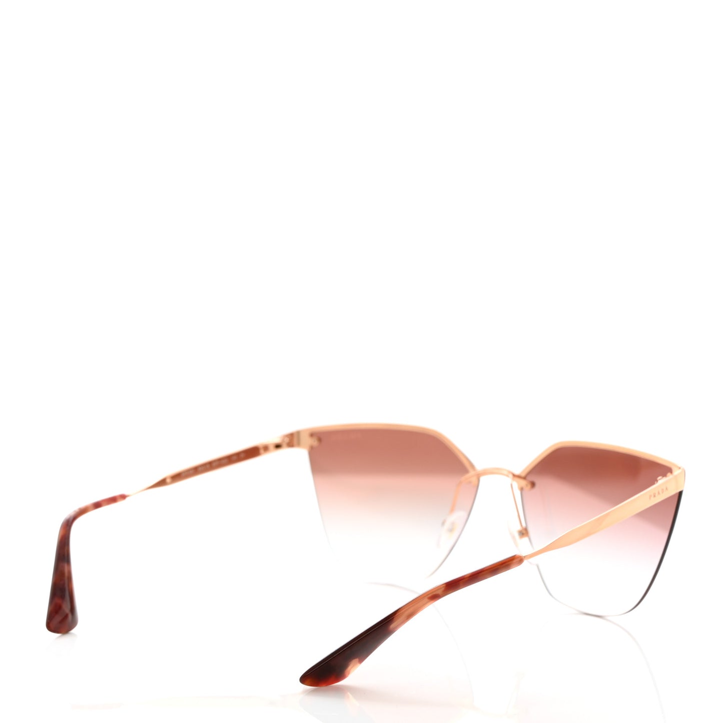 Cinema Cat Eye Sunglasses SPR 68T Pink Gold