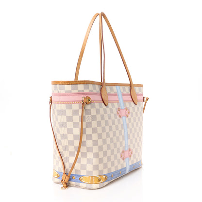 Louis Vuitton Damier Azur Summer Trunks Neo Neverfull MM 3 of 11