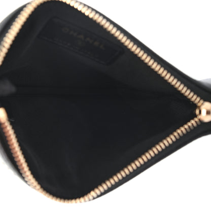 Chanel Caviar Studded Deauville Cosmetic Pouch Black 10 of 14