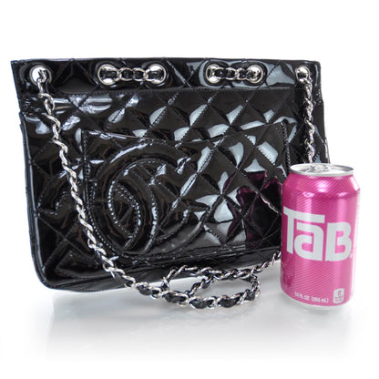 Chanel Patent Quilted Flap Bag Black 3 of 11