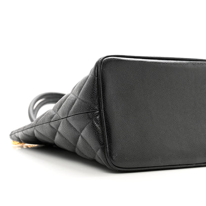 Chanel Caviar Quilted Medallion Tote Black 8 of 10