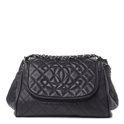 Chanel Caviar Quilted Timeless Accordion Flap Black 1 of 12