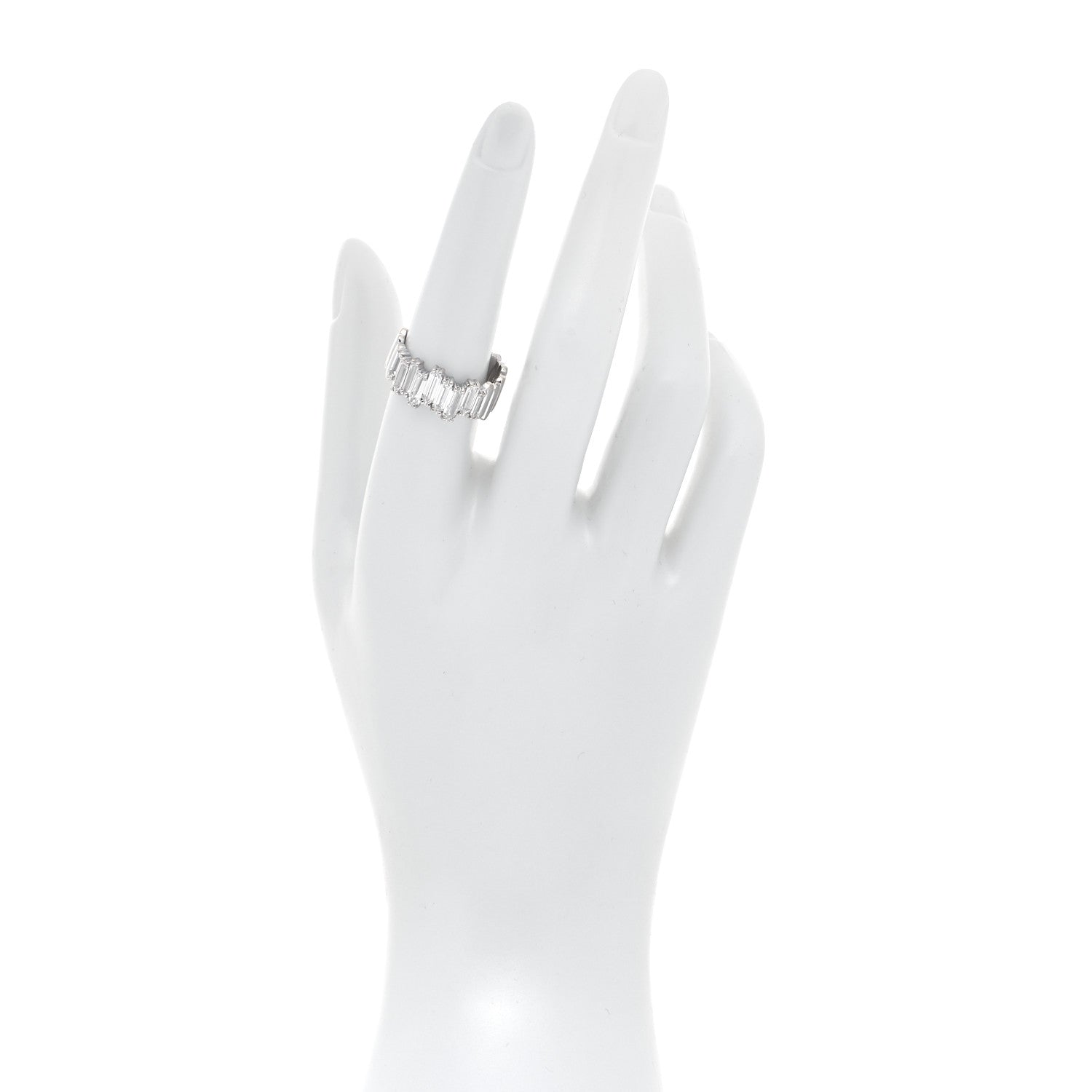 Suzanne Kalan 18K White Gold Diamond Fireworks Ring 56 7.5 4 of 10