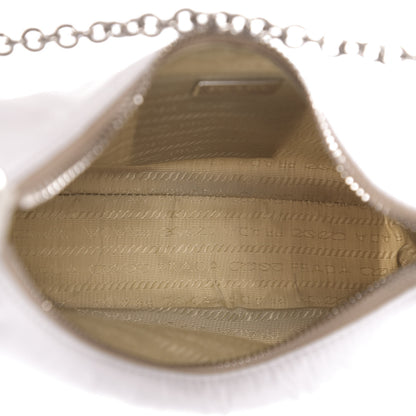 Prada Nylon Re-Edition 2005 Shoulder Bag White 4 of 11