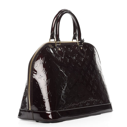 Louis Vuitton Vernis Alma GM Amarante 3 of 12