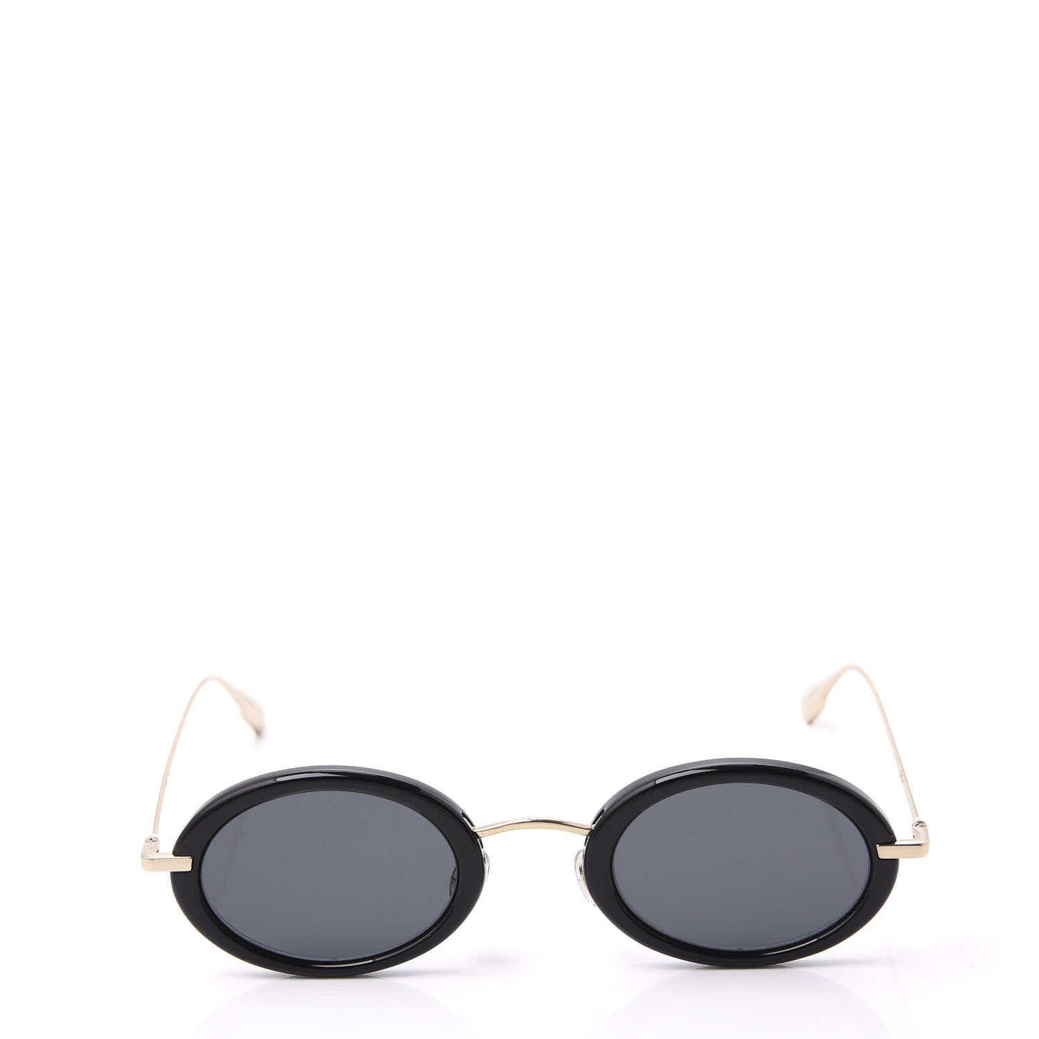Christian Dior Hypnotic Round Sunglasses Gold Gray 2 of 8
