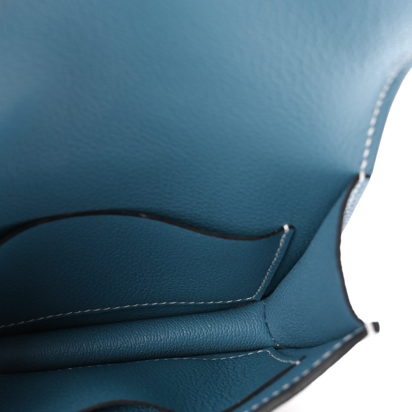 Evercolor Constance Slim Wallet Blue Jean
