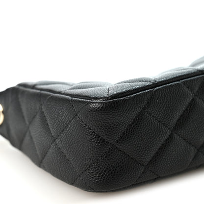 Chanel Caviar Quilted Purse With Chain Black 9 of 11