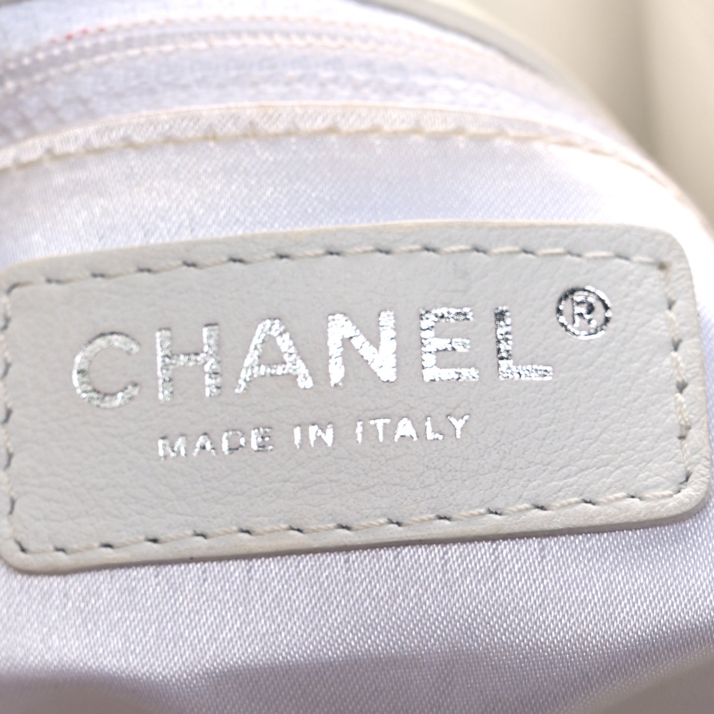 Lambskin Quilted New Lock Flap White