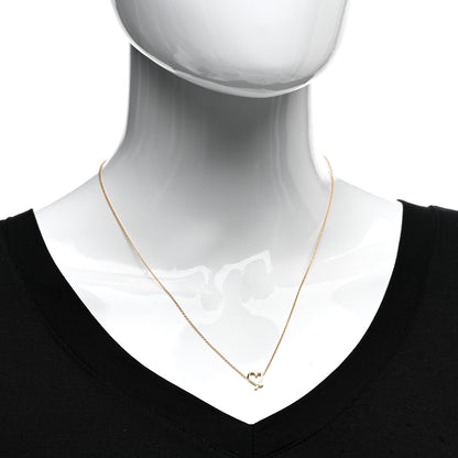 Tiffany 18K Yellow Gold Small Paloma Picasso Loving Heart Pendant Necklace 2 of 5