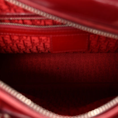 Christian Dior Patent Cannage Large Lady Dior Red 5 of 12