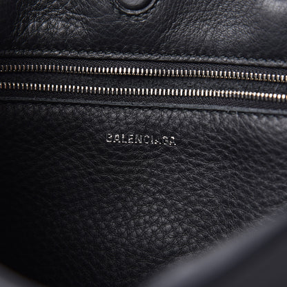 Balenciaga Veau Papier A6 Zip Around Tote Black 6 of 8