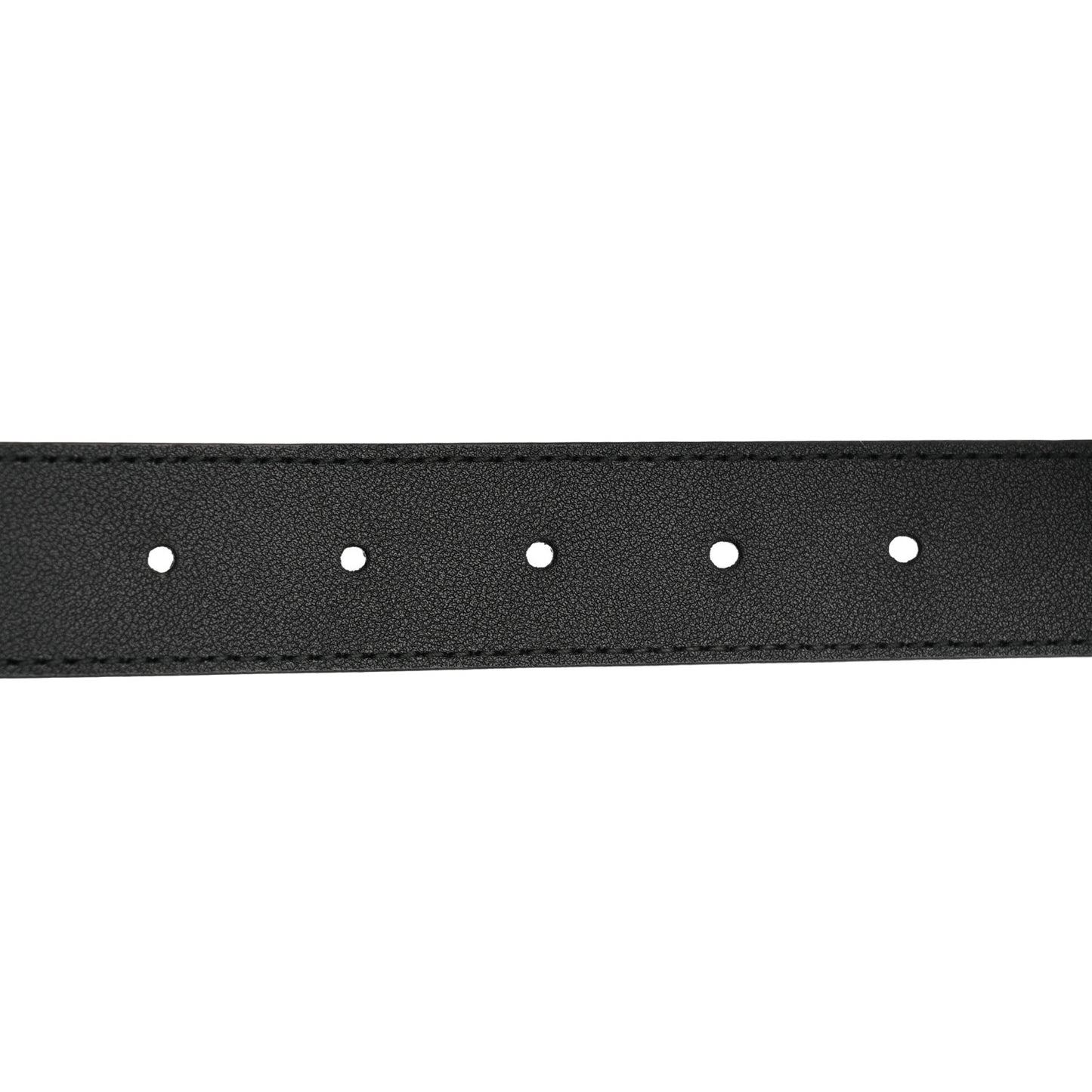 Moon Calfskin Double G 30mm Belt 80 32 Black
