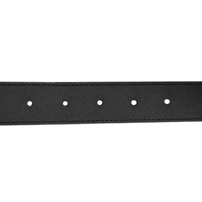 Gucci Moon Calfskin Double G 30mm Belt 80 32 Black 4 of 7