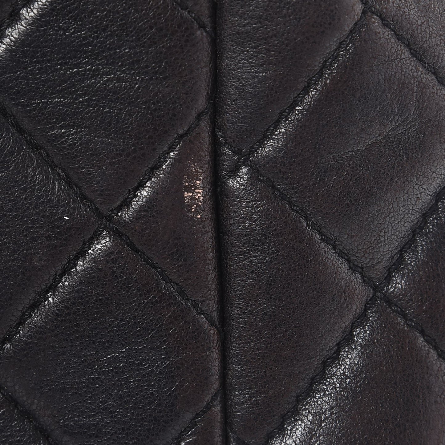 Lambskin Quilted Bekko Jumbo Single Flap Black
