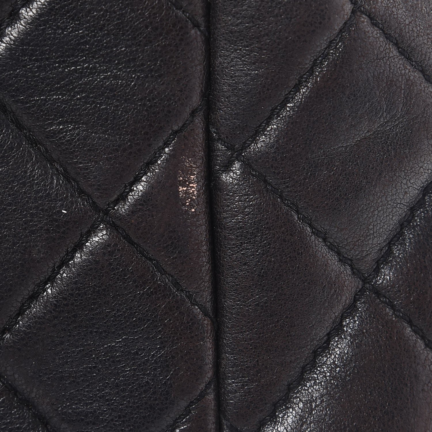 Chanel Lambskin Quilted Bekko Jumbo Single Flap Black 15 of 30