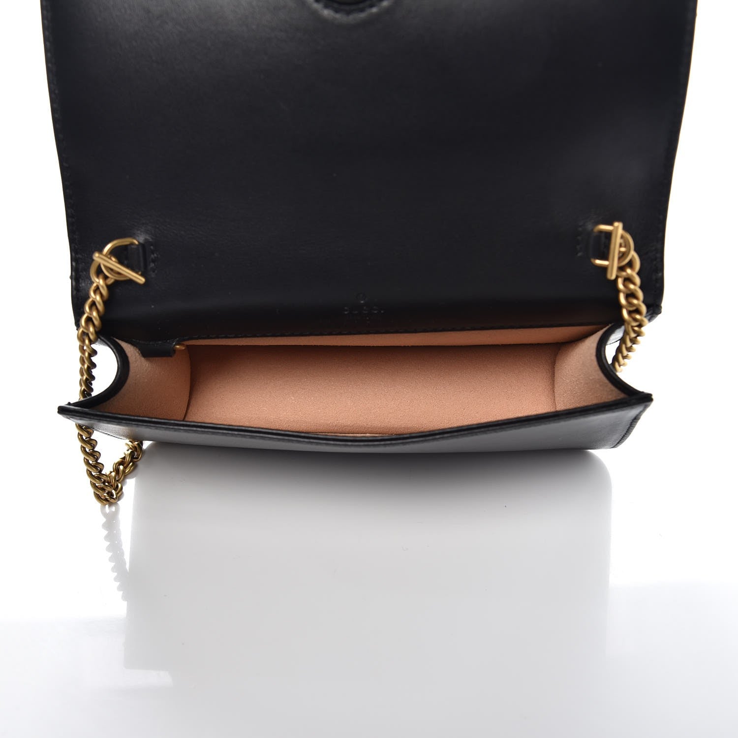 Gucci Calfskin Matelasse GG Marmont Mini Bag Black 6 of 7