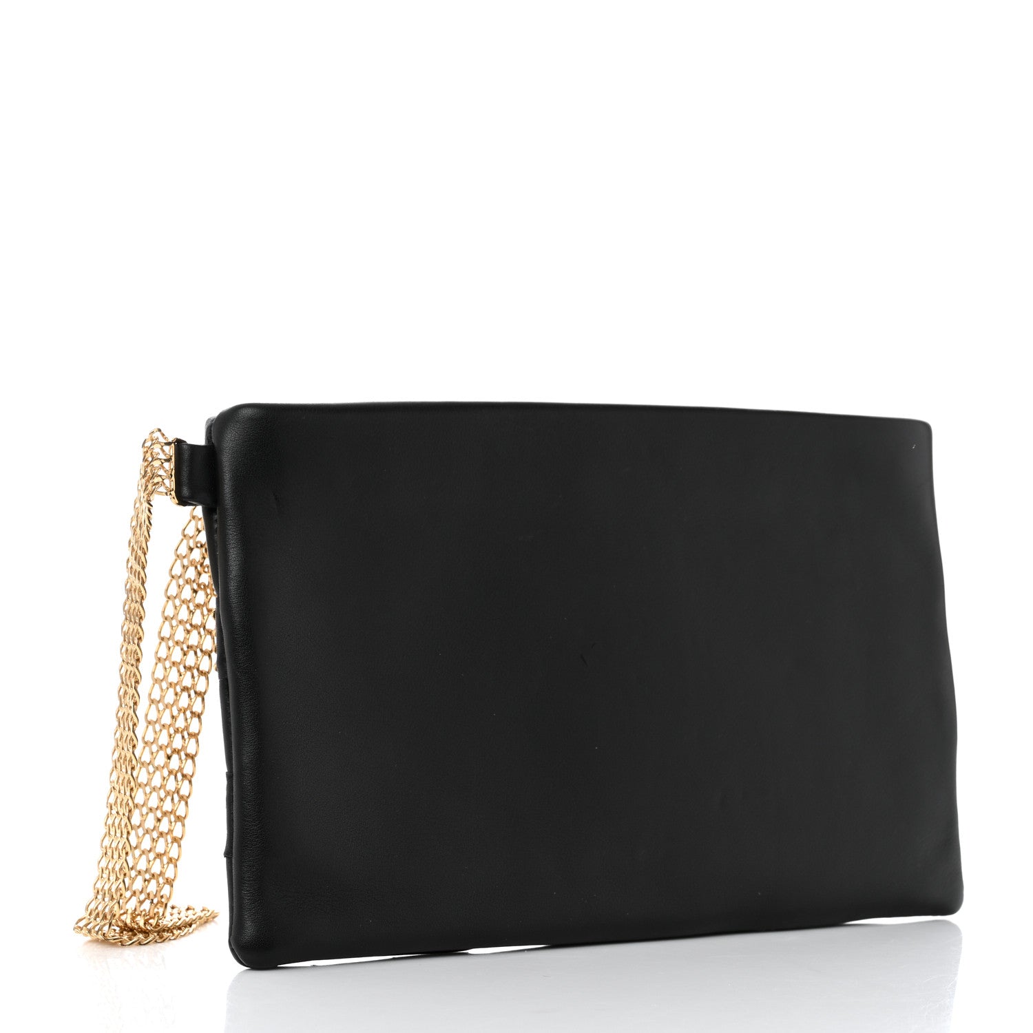 Chanel Lambskin Chain Wristlet Black 3 of 8