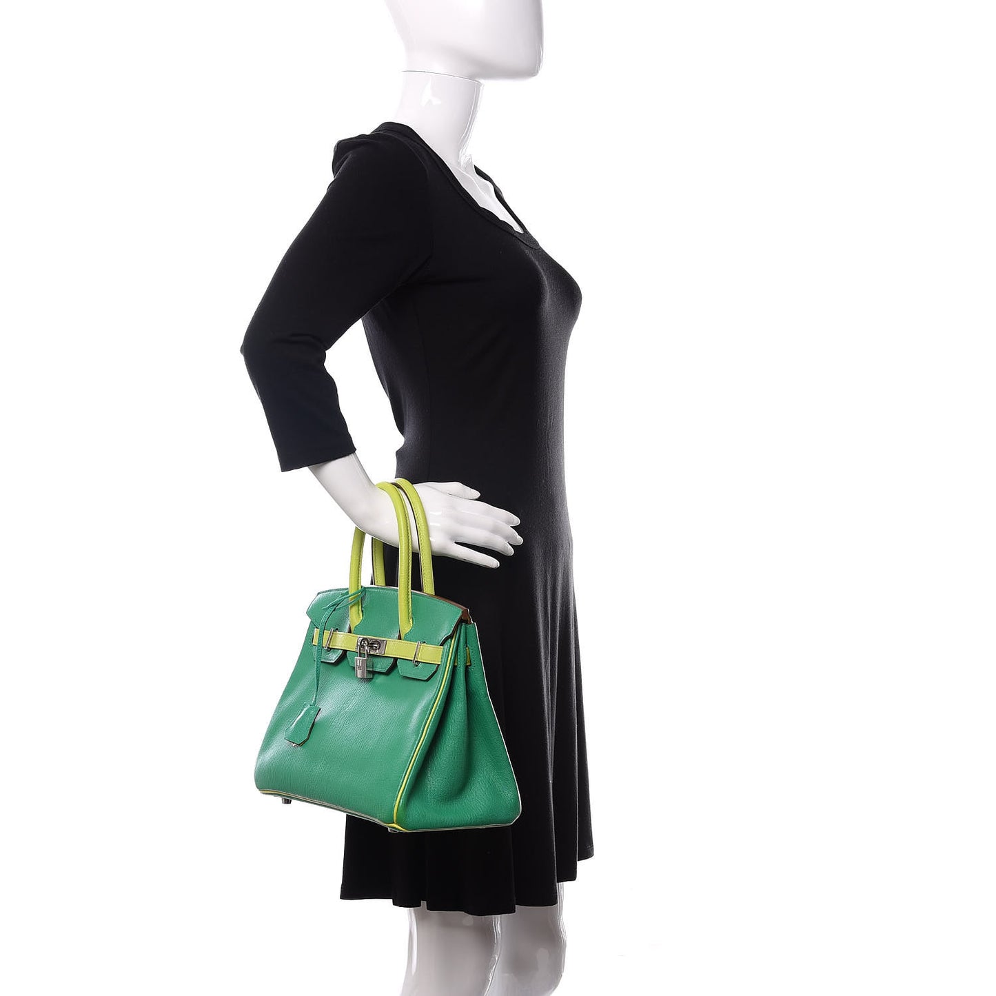 Chevre Mysore Horseshoe Birkin 30 Menthe Kiwi