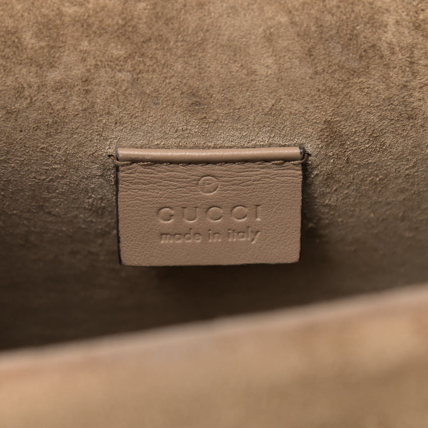 GG Supreme Monogram Mini Dionysus Shoulder Bag Taupe