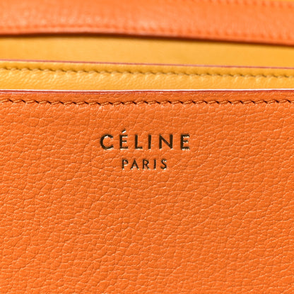Celine Goatskin Medium Classic Box Flap Bag Orange 7 of 11