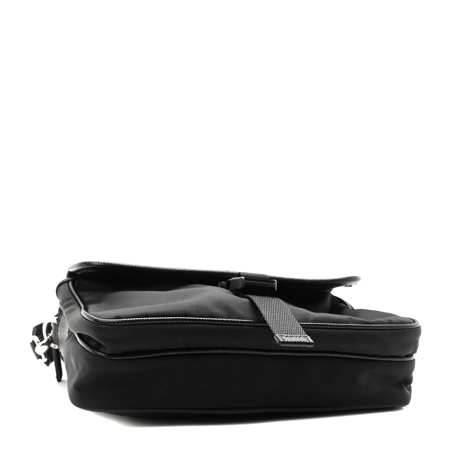 Re-Nylon Saffiano Shoulder Bag Black