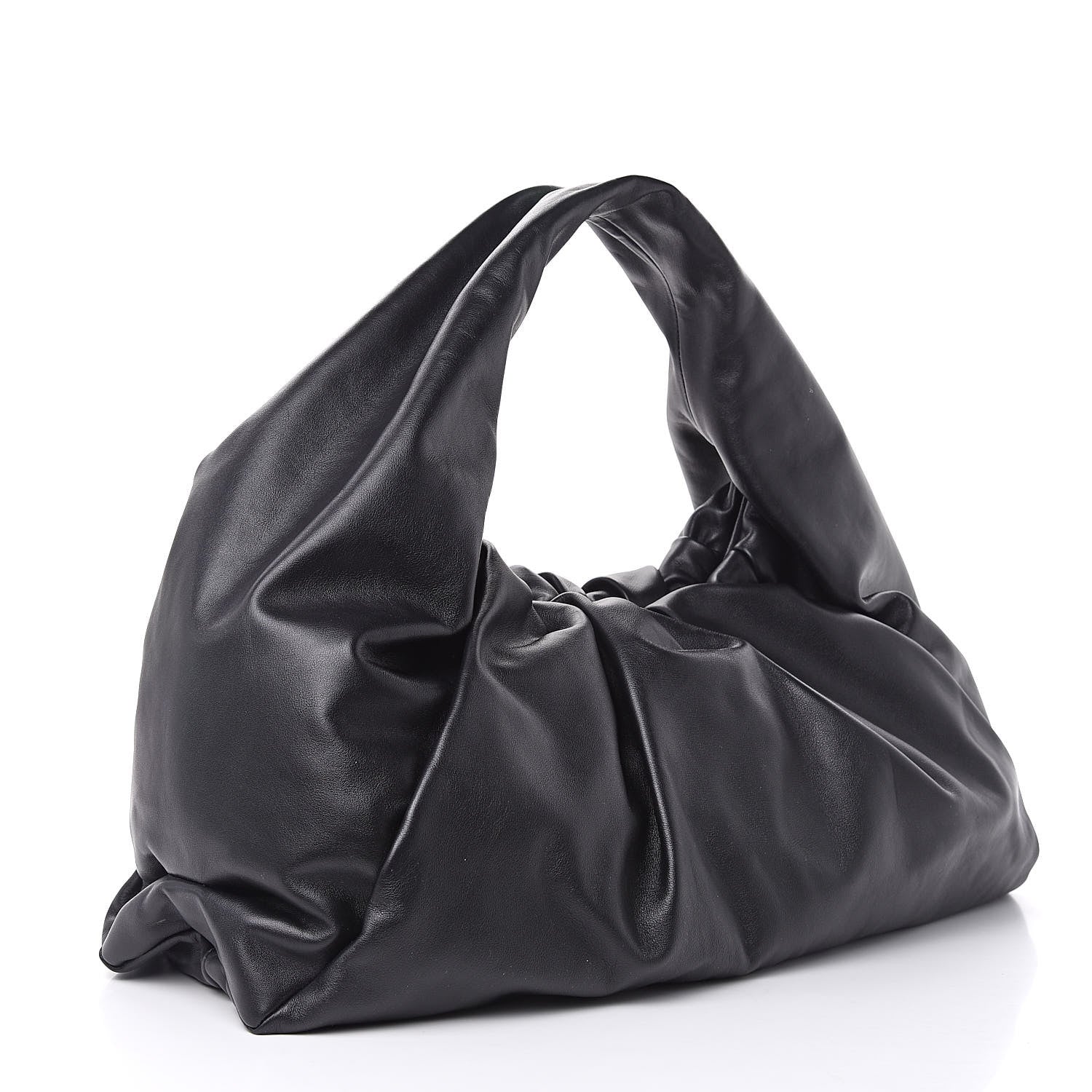 Bottega Veneta Smooth Butter Calfskin The Shoulder Pouch Black 3 of 11
