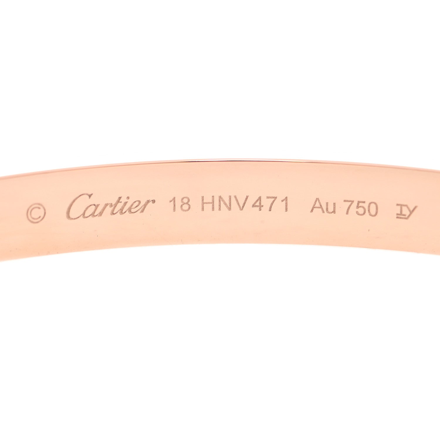 Cartier 18K Pink Gold LOVE Bracelet 18 4 of 5