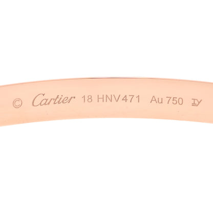 Cartier 18K Pink Gold LOVE Bracelet 18 4 of 5
