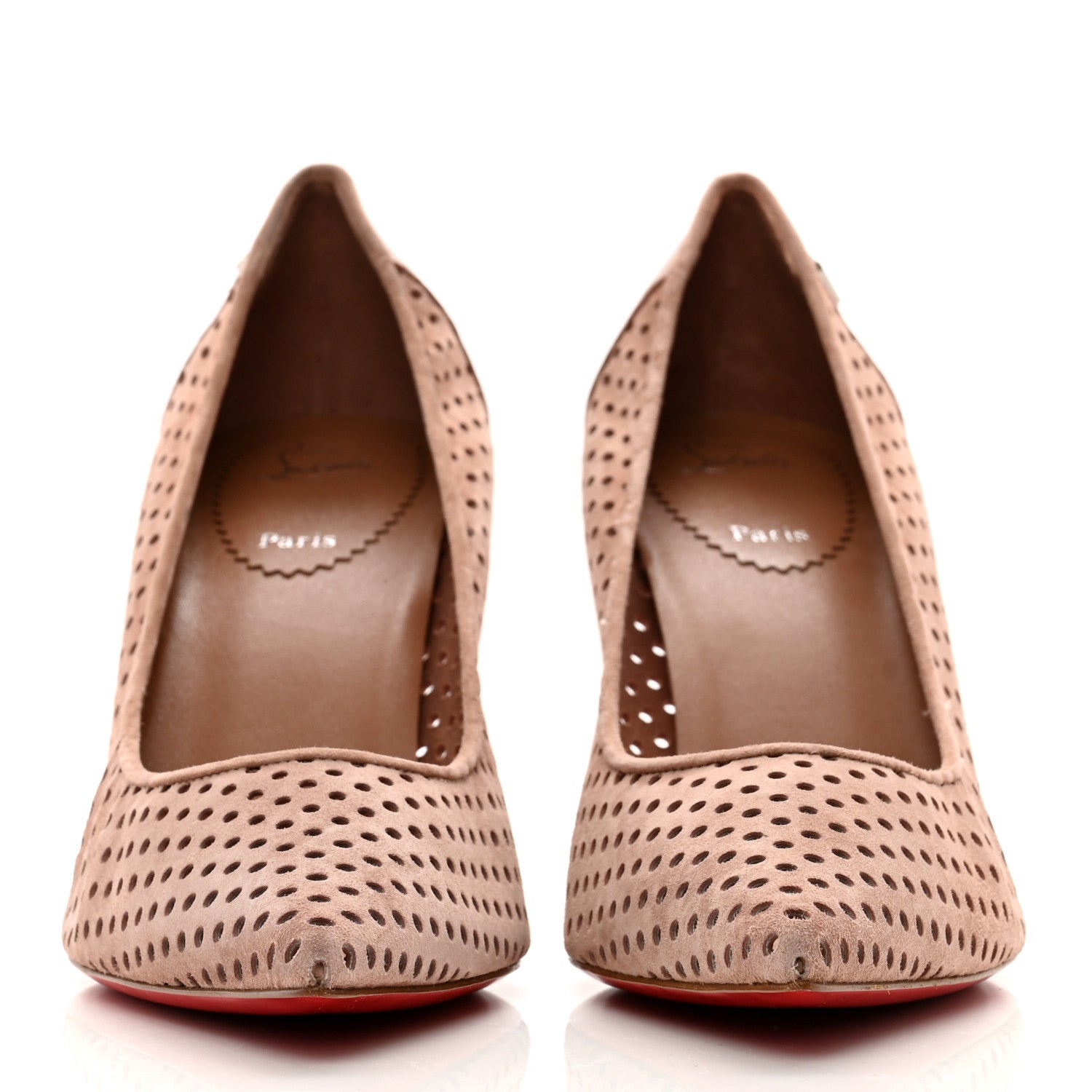 Christian Louboutin Veau Velours Condora 85 Pumps 40.5 Rhea 2 of 8