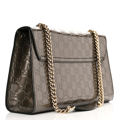 Gucci Shine Guccissima Medium Emily Chain Shoulder Bag Sasso 3 of 15
