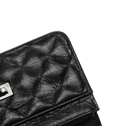 Chanel Aged Calfskin Quilted Reissue Wallet On Chain WOC So Black 4 of 4