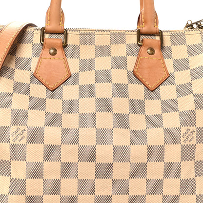 Louis Vuitton Damier Azur Speedy Bandouliere 25 8 of 11