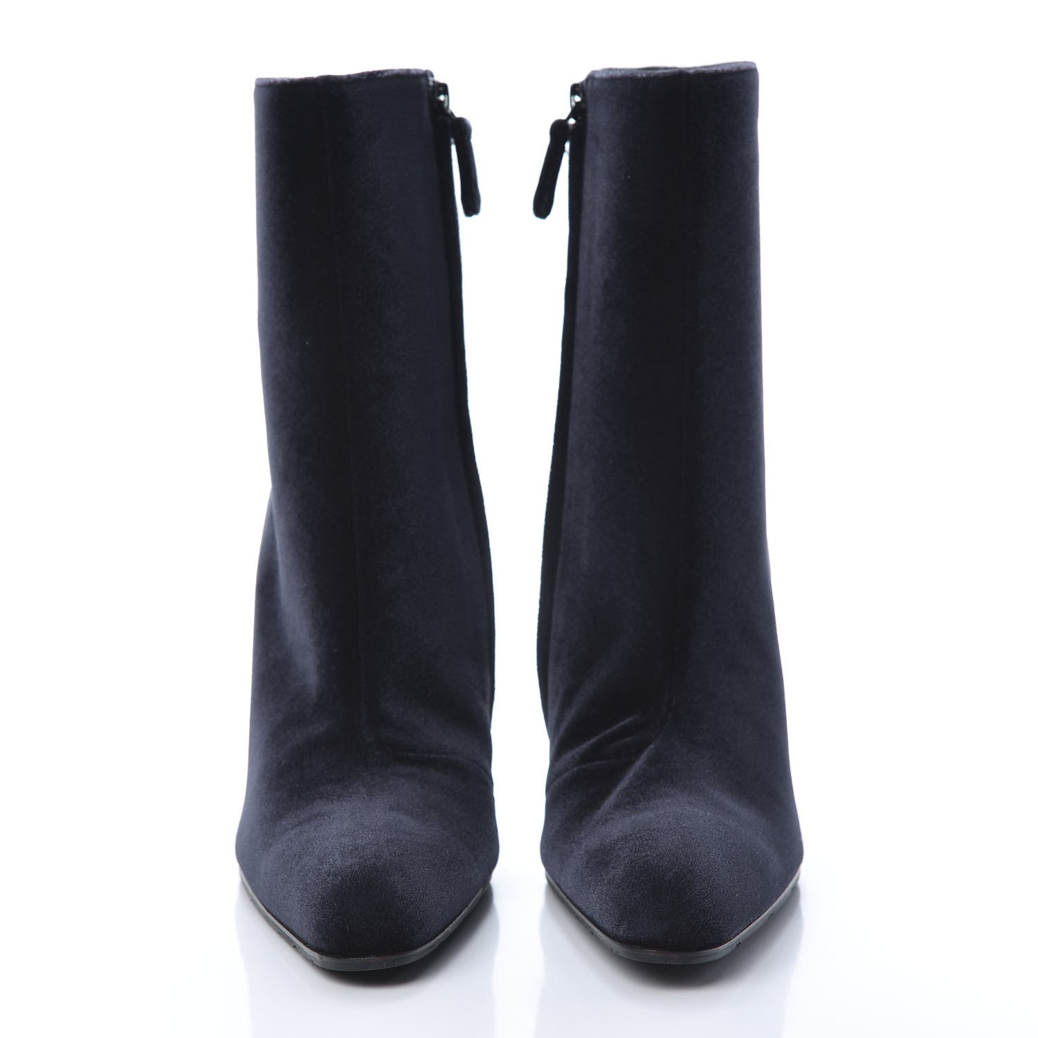 Balenciaga Smooth Velvet Ankle Boots 39 Black 2 of 9