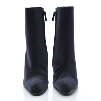 Balenciaga Smooth Velvet Ankle Boots 39 Black 2 of 9