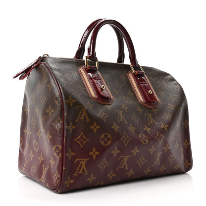 Louis Vuitton Monogram Mirage Speedy 30 Bordeaux 3 of 9