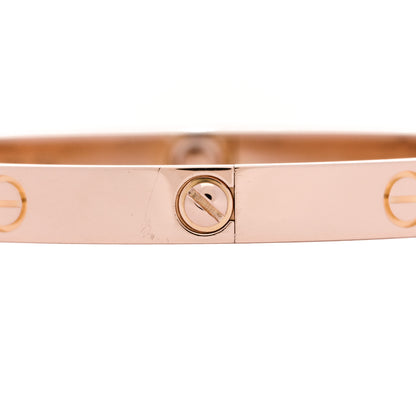 Cartier 18K Pink Gold LOVE Bracelet 19 3 of 8