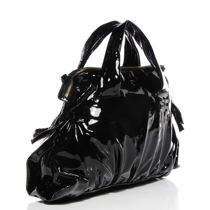 Gucci Patent Medium Hysteria Top Handle Bag Black 3 of 7