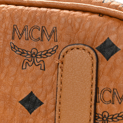 MCM Visetos Medium Liz Reversible Shopper Tote Cognac 16 of 17