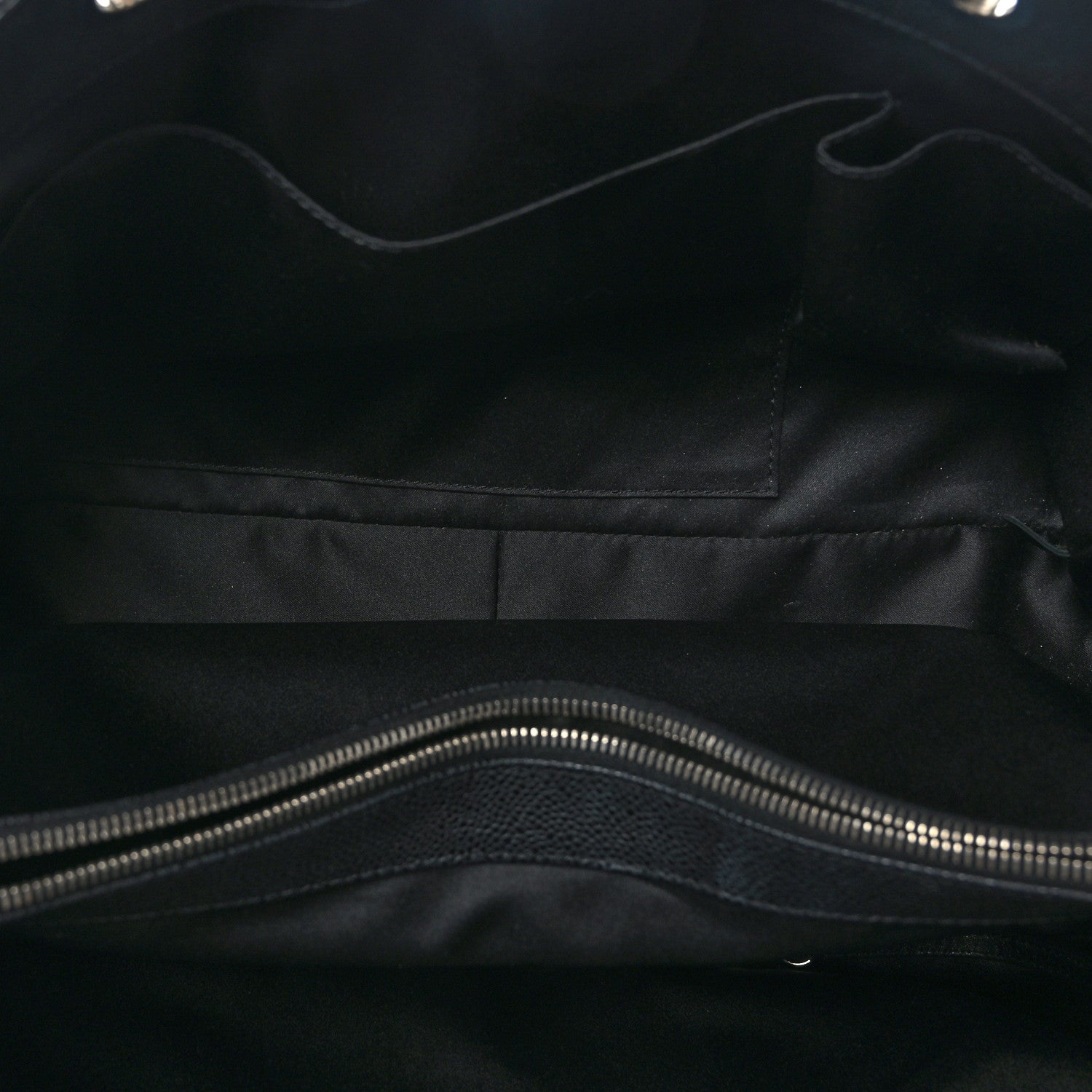 Chanel Caviar Quilted XL Grand Shopping Tote GST Black 6 of 12