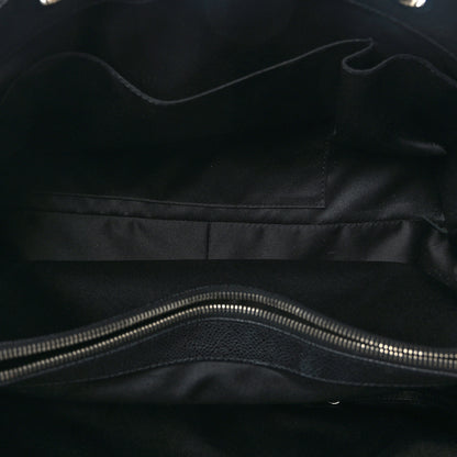 Chanel Caviar Quilted XL Grand Shopping Tote GST Black 6 of 12