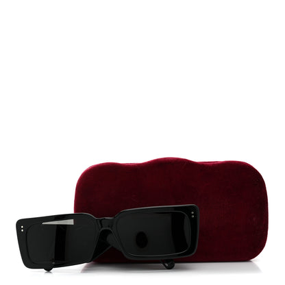 Gucci Acetate Rectangular Flap GG0543S Sunglasses Black 8 of 8