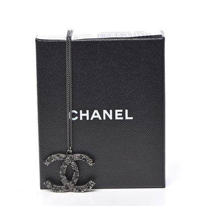 Chanel Ruthenium Camellia CC Necklace 6 of 6