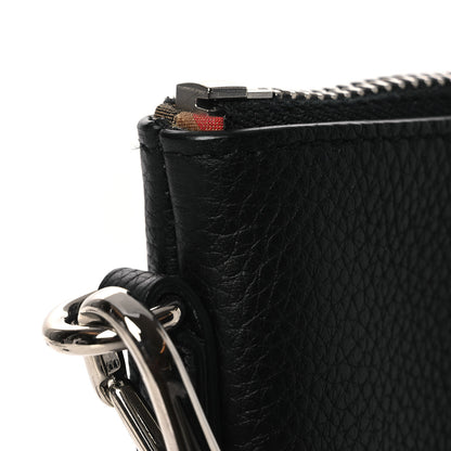 Burberry Grained Calfskin Peyton TB Crossbody Bag Black 11 of 11