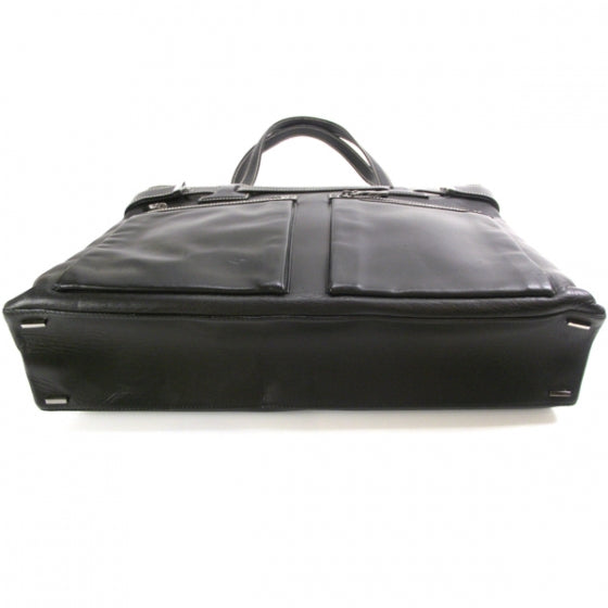 Gucci Leather Double Pocket Tote Black 4 of 9