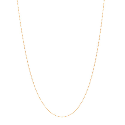 Tiffany 18K Rose Gold Beaded Chain Necklace 1 of 4